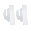 Miniatyrbillede 3 af 8: 2 stk Skateboard Væghængt Display Stativ Akryl Skateboard Væghængere Horisontal Display Stativ til Longboard Snowboard Transparent