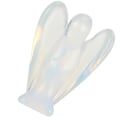 Miniatyrbillede 8 af 8: Jade Naturkrystal Engel 3-dimensionel udskæring Hjemindretning Håndværk Ornamenter 1,5 i Opal engel