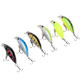 Miniatyrbild 6 av 8: 6st Artificiell Minnow fiskebete Långsamt sjunkande fiskedrag för bas sötvatten 6 färger 2g