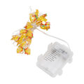 Miniatyrbild 3 av 8: LED dekorativa String Lights Golden Bell Form String Lights Julgran hängsmycke Holiday Present Lights
