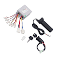 Miniatyrbillede 3 af 8: 24V 500W Controller Kit med Throttle Twist Grip Varmeafledning til Elektriske Cykler Trehjulede Cykler Elektriske Scootere