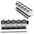Miniatyrbillede 6 af 7: Mekanisk Tæller Metal Manuel Clicker 4-cifret 5 enheder Rustfrit stål Tally Hardwareværktøj
