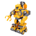 Miniatyrbillede 6 af 8: 905B DIYC 5 i 1 byggelastbil forvandles til robot Adskillelige robotlegetøjsbil sæt til drenge børn 3+ år