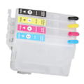 Miniatyrbillede 3 af 8: Blækpatroner kompatible refill udskiftning 4 farver med permanent chip til blækstråleprintere ICBK69 ICC69 ICM69 ICY69