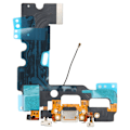 Miniatyrbilde 1 av 8: Ladingspورت Flexkabel USB Ladingspورت Dockkontakt Flexkabel Erstatning for iPhone 7 Hvit