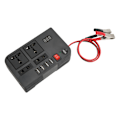 Miniatyrbillede 1 af 8: Strømomformer Modificeret Sinus Bølge 12V til 220‑240V 600W Sort Inverter Universal til Bil
