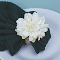 Miniatyrbillede 6 af 8: Simuleringsblomster Servietringe Kunstig Krysantemum Serviettholder Håndværk Blomsterserviet