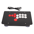 Miniatyrbilde 1 av 8: Arcade Fight Stick med USB 2.0-port 5 retningsknapper og 8 store funksjonsknapper Arcade Game Fighting Joystick