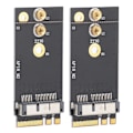 Miniatyrbillede 6 af 8: 2 stk. Adapter til OS X til NGFF Interface Trådløst Netværkskort BCM94360CS2 BCM943602CS