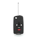 Miniatyrbilde 3 av 8: 3+1-knapps sammenleggbar fjernkontroll Flip Shell Key Fob Case Cover Passer for Mitsubishi 2007-2010 Eclipse