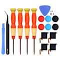 Miniatyrbild 8 av 8: QM2107095 Joystick Ersättningssats Analog ersättning med komplett reparationsset för Switch Joycon Controller