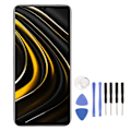 Miniatyrbild 1 av 8: 6,53-tums LCD-skärm Digitizer-skärmbyte med ram för Xiaomi POCO M3 för Redmi Note 9 4G M2010J19CG M2010J19CI