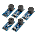 Miniatyrbillede 1 af 8: 5 stk passiv digital summermodul 5V lavniveau triggerlydsignal Alarmudgang Elektroniktilbehør