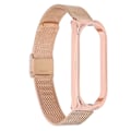 Miniatyrbilde 5 av 8: Metallreim kompatibel med Xiaomi Mi Band 6 Smartklokke Bytte av stålreim Armbånd Tilbehør Rose Gold