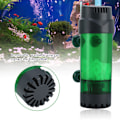 Miniatyrbilde 8 av 8: Akvarium dobbelt biokjemisk filter Fisketank Fysisk svampfilter med sugekopp (LH600)