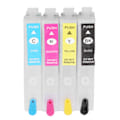 Miniatyrbillede 1 af 8: Blækpatroner kompatible refill udskiftning 4 farver med permanent chip til blækstråleprintere ICBK69 ICC69 ICM69 ICY69