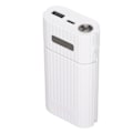 Miniatyrbillede 8 af 8: DIY Mobil Powerbank 2 i 1 21700 Batterilader Powerbank 2 Batterier Box TYPEC 2 Vejs Hurtig Opladning (Hvid)