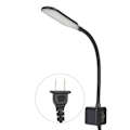 Miniatyrbillede 4 af 8: Symaskine LED-lampe 30 perler Patch Arbejdsbordlampe Magnetisk base 110V-240V(US-stik Sort)