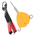Miniatyrbilde 2 av 8: Multi Puller Verktøy Fiske Line Knotting Knotless Knot Tool med Negleklipper Fiskeutstyr