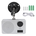 Miniatyrbild 1 av 8: USB 5V Rörelsesensor Dörrklocka IP43 Vattentät Infraröd Människokropp Induktion Röst Prompter Sensor Dörrklocka Alarm