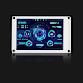 Miniatyrbillede 3 af 8: 3,5 tommer PC Temperaturmonitor Dobbelt USB-grænseflade IPS USB Mini Skærm CPU GPU RAM HDD Data Monitor til AIDA64 til Windows til Linux