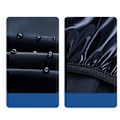 Miniatyrbillede 8 af 8: Regnstøvlebeskyttelse Anti-Slip Letvægts Gradientbogstaver Design PVC Vandafvisende Skocover med Reflektor 2XL (42-43)
