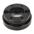 Miniatyrbilde 8 av 8: 70mm Ratt Adapterplate Legering Hub Adapterplate for Logitech for Momo for Sparco 13 14 tommer PCD Ratt Svart