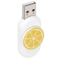 Miniatyrbillede 7 af 8: USB Flash Drive Innovativ Citronform Bærbar Holdbar Stabil Fugtbestandig Hot Swap Plug Play Hukommelse Thumb Stick 128GB