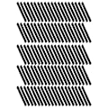 Miniatyrbilde 4 av 8: 100 stk Fiske Stang Tie Strap Pol Fixing Band Stang Elastisk Wrap Holder Haken og Loop Design Svart