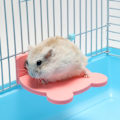 Miniatyrbild 3 av 8: Hamster Papegoja Dubbelskruv Ståplattform Stativ Fågelklättring Slipburleksak (rosa)