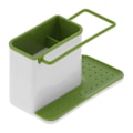 Miniatyrbild 6 av 8: Dräneringsställ Disktrashållare Badrumsförvaring Organizer Desktop Tvålbehållare Badrum Duschtillbehör för badrum Dusch Kök ToalettGrön