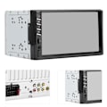 Pikkukuva 7 / 8: 2Din auton MP5-soitin 7 tuuman kosketusnäyttö HD FM-radio Stereokaiutin Bluetooth handsfree