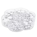 Pikkukuva 1 / 8: 800 kpl 4/5/6/7/8/10/12 mm muoviset lelu silmät Musta ja valkoinen liikkuva silmäpallo DIY-tarvikkeet
