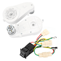 Miniatyrbillede 1 af 8: 1 Par 30000RPM Motor Gearbox til Børns Elektriske Cykler med Motorledning 12V