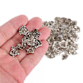 Miniatyrbild 8 av 8: 50 set Nit Stud Alloy Dekor Nit för Armband Väskor Kläder DIY Läder CraftSilver
