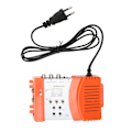 Miniatyrbilde 1 av 8: Digital RF-modulator for PAL/NTSC-format HD Multimedia Interface og AV til RF-konverter for hjemme-TV AC 90‑240V EU-plugg