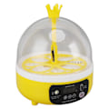 Miniatyrbillede 3 af 8: Mini æg-inkubator til hjemmet Automatisk temperatur- og fugtighedskontrol 4 æg Lys fjerkræ rugemaskine til kyllinger Ænder Duer Manuel drejning