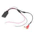 Miniatyrbillede 3 af 8: Universal Bluetooth AUX-modtagermodul 2 RCA AUXIN-adapter til bilstereo