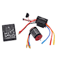Miniatyrbild 1 av 8: F540 4370KV Borstlös Motor 60A Vattentät ESC Programmeringskort Set för 1/10 RC Bildelar