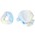 Miniatyrbilde 8 av 8: Varmefri Curling Tie Dye Bærbar myk satin Varmefri Curling Rod Hodebånd for natt hjemme Blå