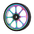 Miniatyrbild 8 av 8: Aluminiumlegering Folding Bike Easy Wheel 82mm Breddat lager Easy Wheel för Brompton 3sixty Folding BikeColorful