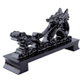 Miniatyrbilde 4 av 8: 1. kinesisk drageformet liten Samurai Sword Katana Wakizashi Stativ Display