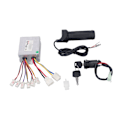 Miniatyrbillede 7 af 8: 24V 500W Controller Kit med Throttle Twist Grip Varmeafledning til Elektriske Cykler Trehjulede Cykler Elektriske Scootere