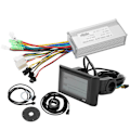 Miniatyrbillede 2 af 8: Elcykelkontrolsæt 22A Common Controller 36V 48V med LCD S900-panel til 500W motor