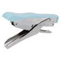 Miniatyrbillede 2 af 8: Håndholdt Hæftemaskine Ergonomisk Frostet Overflade Bærbar Tanghæftemaskine Hjem Skole Kontor Indbinding af Dokumenter Blå