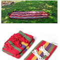 Pikkukuva 8 / 8: Kannettava Puutarha Canvas-Ripustusvuode Camping-Uni Swing Bed Riippuva Veranda Piha Sisä-Ulko Ripustusvuode