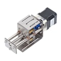 Miniatyrbild 8 av 8: CNC Z-axlar Glidbordsset 100 mm slaglängd DIY Sliver Stabil liten transmissionsmodul Linjärstegsställdon 12V