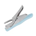 Miniatyrbillede 3 af 8: Håndholdt Hæftemaskine Ergonomisk Frostet Overflade Bærbar Tanghæftemaskine Hjem Skole Kontor Indbinding af Dokumenter Blå