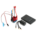 Miniatyrbillede 2 af 8: 2435 4500KV RC børsteløs motor S35A børsteløs ESC programmeringskortsæt til 1/16 1/18 RC bil