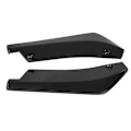 Pikkukuva 2 / 8: 2 kpl Auton takapuskurin huuli törmäyksenesto Spoiler Canard Diffuser Wrap Angle Splitter